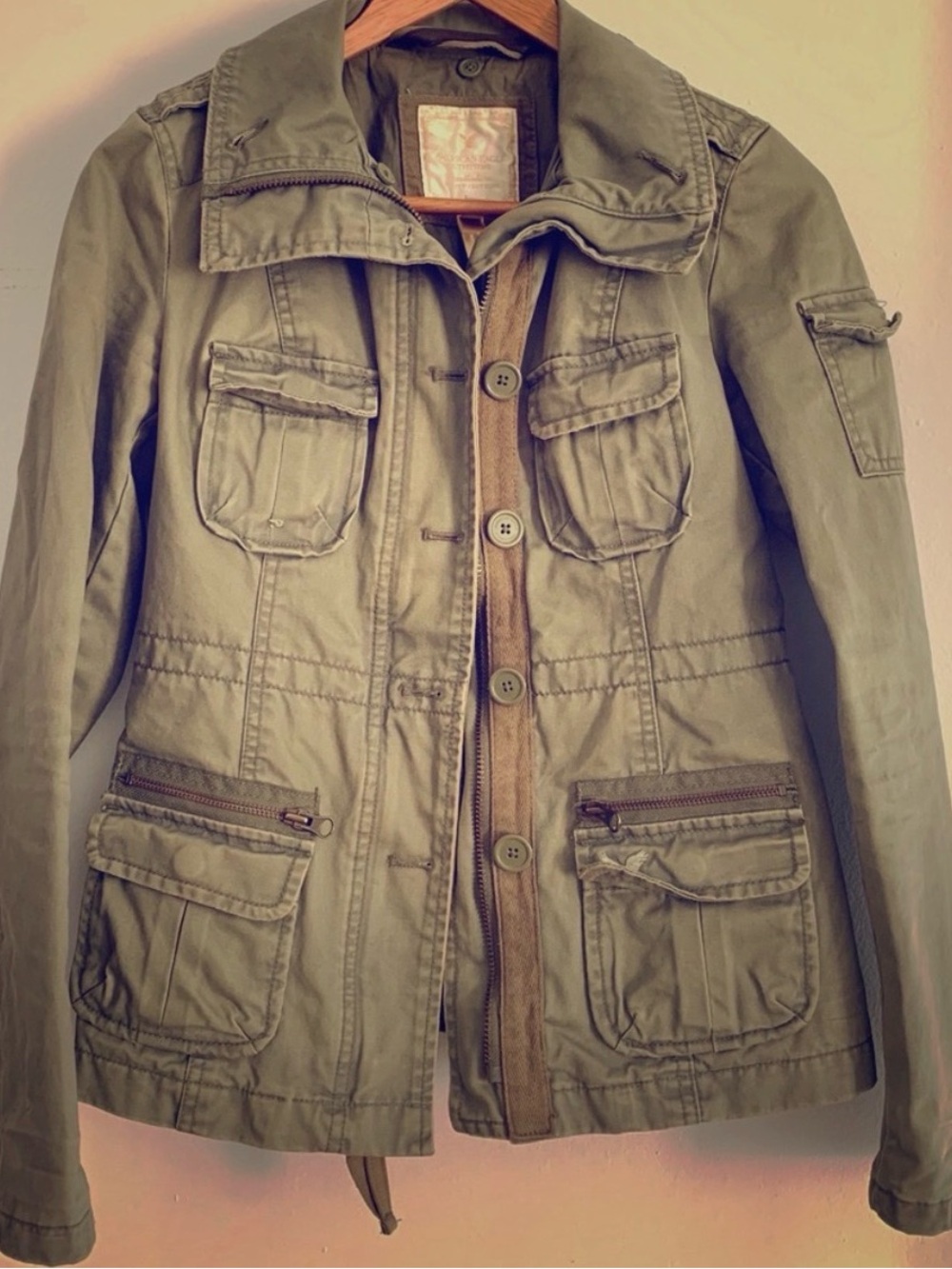 American Eagle Outfitters Olive Utility Jacket